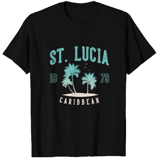 St Lucia Caribbean T Shirts