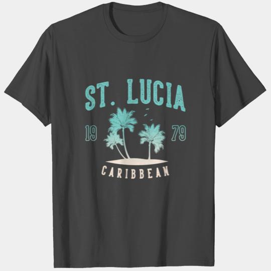 St Lucia Caribbean T Shirts