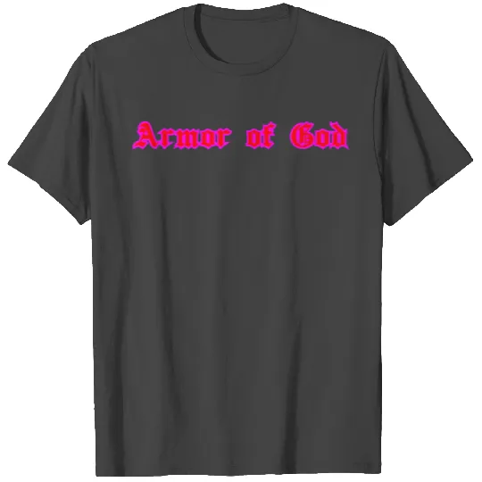 Armor of God Red and fuchsia T Shirts