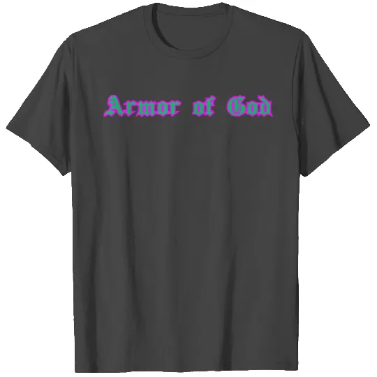 Armor of God Green and Fuchsia T Shirts