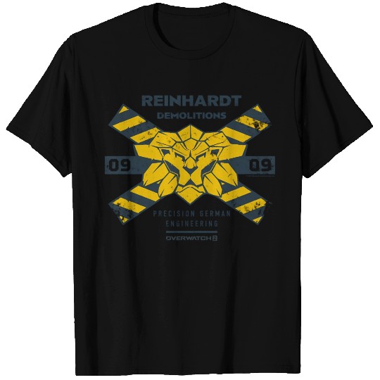 Overwatch 2 Reinhardt Demolitions Icon Logo T Shirts