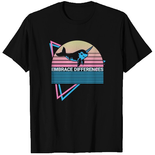 Narwhal Retro T Shirts