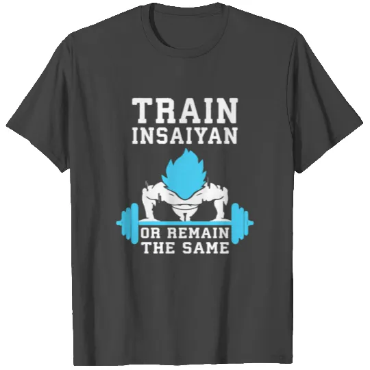 Train Insaiyan - Anime Gym And Workout T Shirts