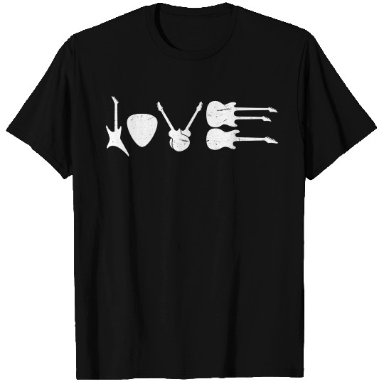 Guitaris Men Guitar Player Music Lover T Shirts