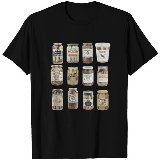 Vintage Canned Pickles Trendy T Shirts