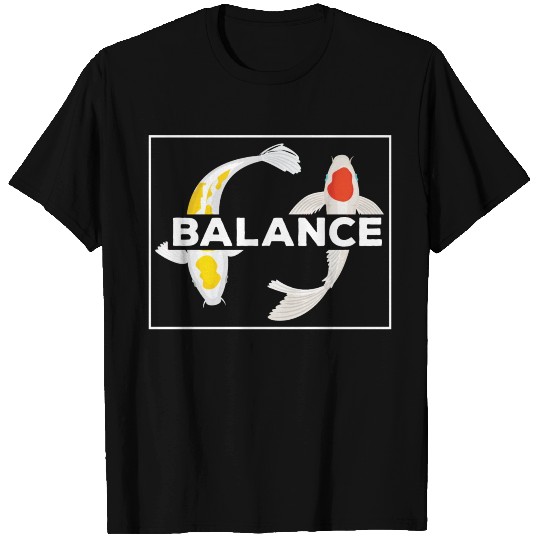 Koi Balance Ying Yang T Shirts