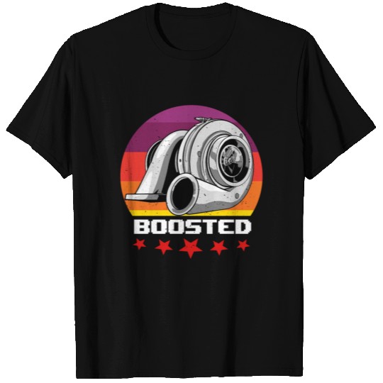 Boosted Turbo Supercharged Boost Car Turbocharger T Shirts