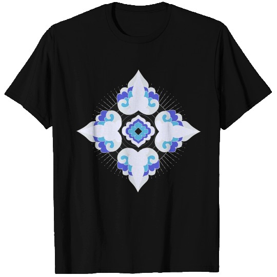 Geometric Snowflakes T Shirts