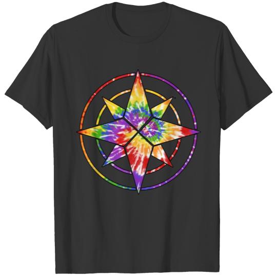 Compass tie dye T Shirts