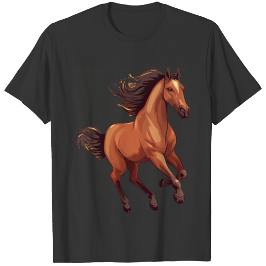The Happy Horse Cartoon Capers and Comical Antics T Shirts