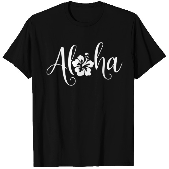 Aloha Hawaiian Hibiscus Flower Surfer Maui Kauai T Shirts