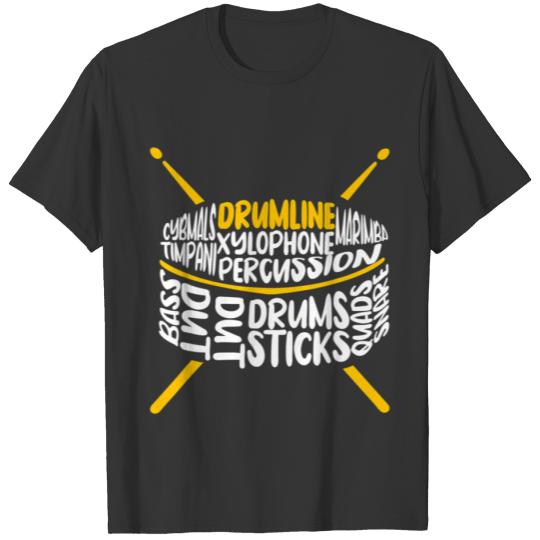 Drumline Marching Band School Band T Shirts