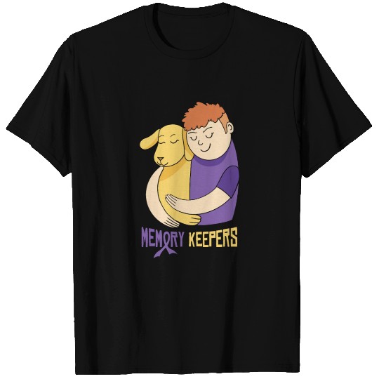 Alzheimer's Awareness Pet Purple Ribbon Paws T Shirts