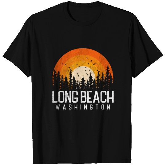 Long Beach Washington Wa 70S 80S T Shirts