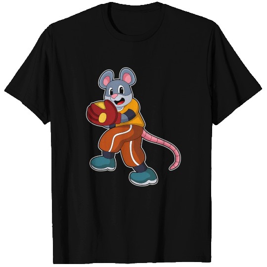 Mouse Baseball Baseball Glove Sports T Shirts