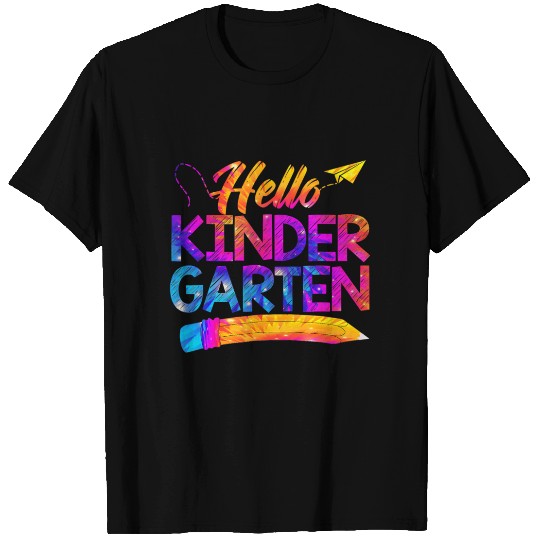 Funny Teacher Back To School Tie Dye Hello T Shirts