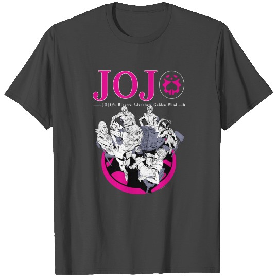 Jojo'S Bizarre Adventure P 5 Characters T Shirts