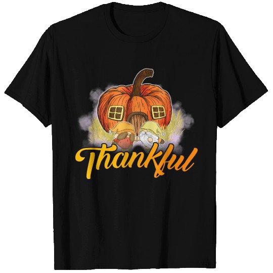 Thankful Pumpkin Happpy Thanksgiving Day Autumn T Shirts