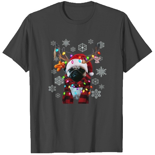 Pug Dog Pug Christmas Dog Owner Pug Lover Funny T Shirts
