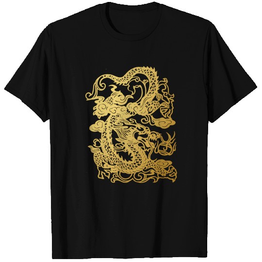 Golden Asian Chinese Japanese Korean Mythical T Shirts