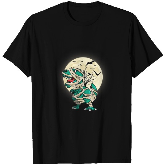 Scary Halloween Dinosaur Motive for a Halloween T Shirts