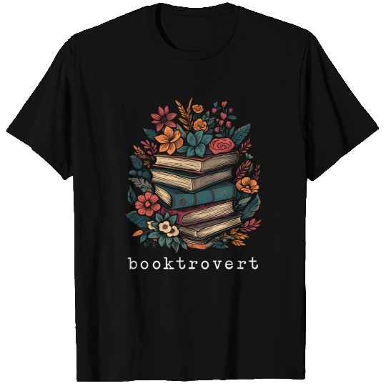 Booktrovert Book Wildflowers Cottagecore T Shirts