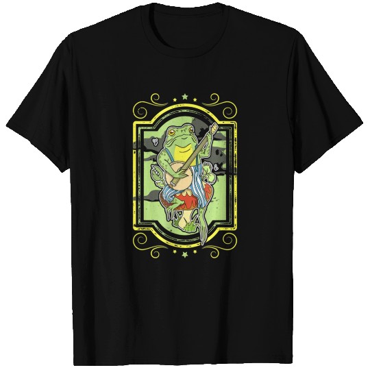 Banjo Musicians Frog Toads Music Teacher Frog T Shirts