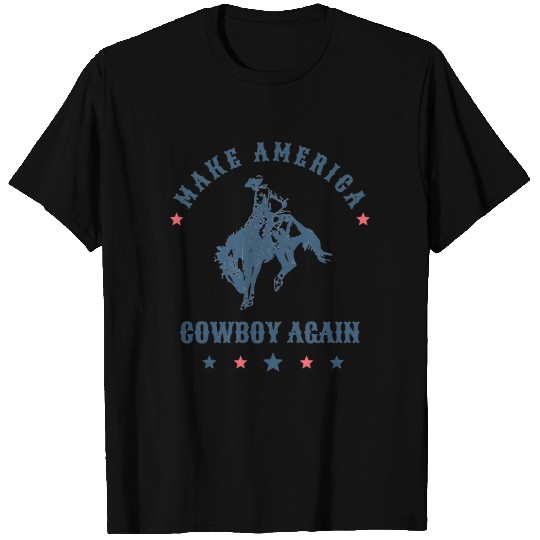 Make America Cow Cow Again Western Cory Rodeo T Shirts