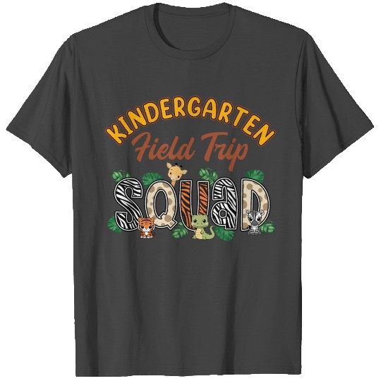 Kindergen Students School Zoo Field Trip T Shirts