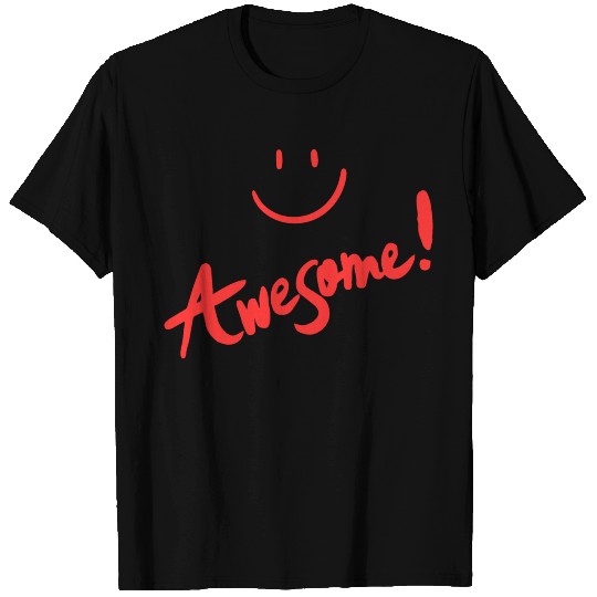 Red Simple Typography T Shirts