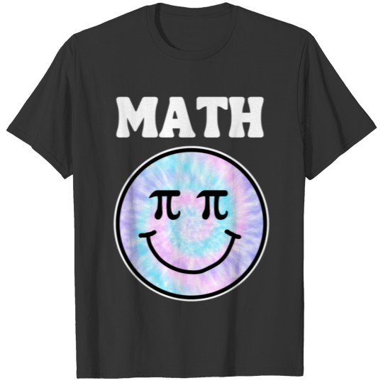 Math Teacher Smile Face T Shirts