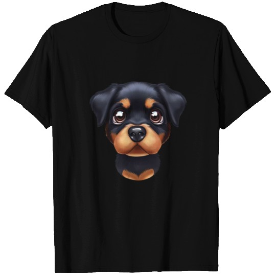 Adorable Rottweiler Art T Shirts