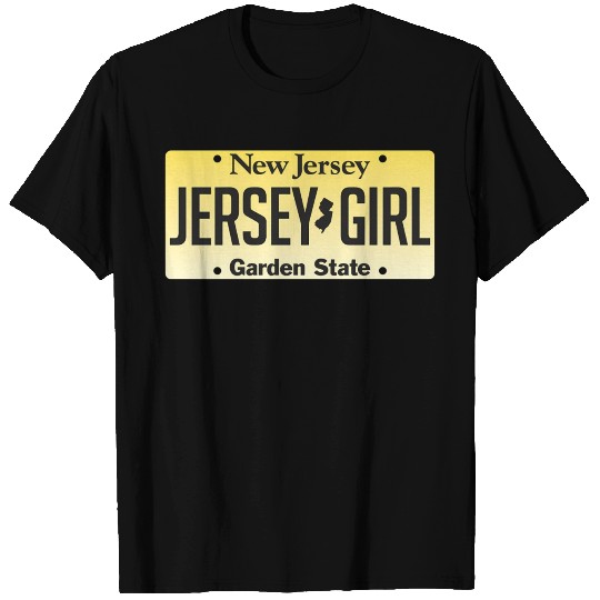 New Jersey License Plate T Shirts