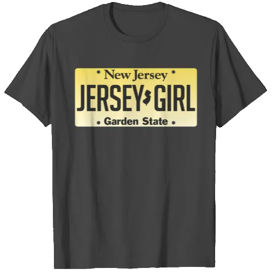 New Jersey License Plate T Shirts