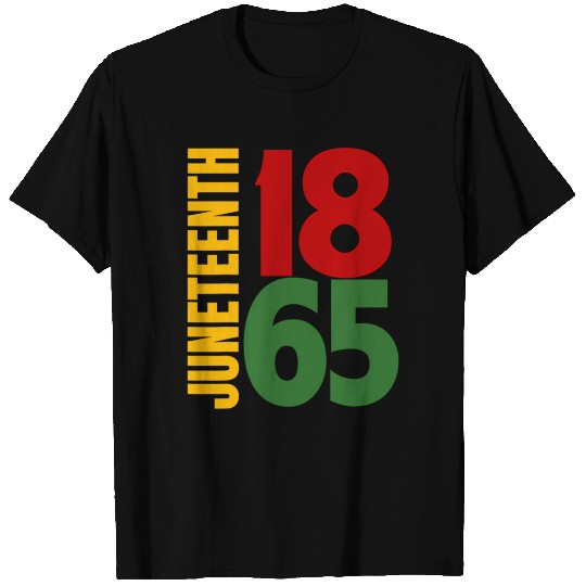 Black Proud African American For Juneteenth T Shirts