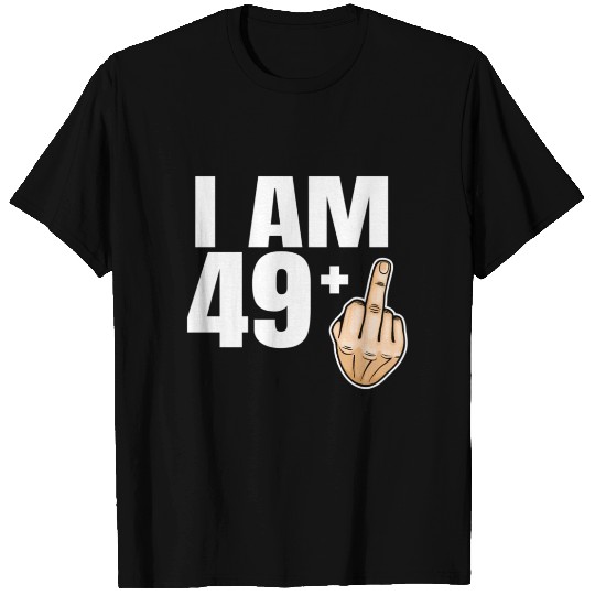 50Th Middle Finger T Shirts