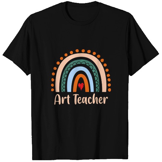Art Teacher Boho Rainbow Back To School T Shirts