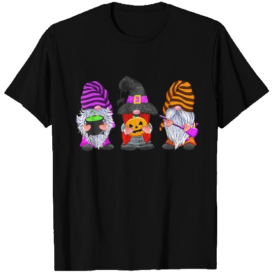 Halloween Gnomes Cute Autumn Pumpkin Fall Funny T Shirts