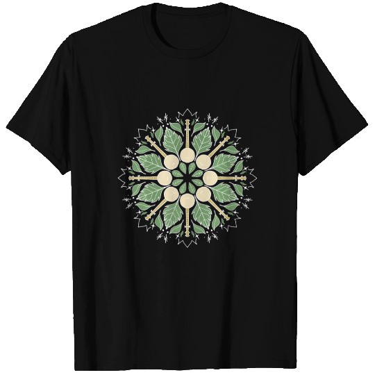 Banjo Mandala Bluegrass Mindfulness & Nature T Shirts