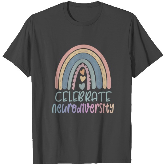Celebrate Neurodiversity Mental Health Autism T Shirts