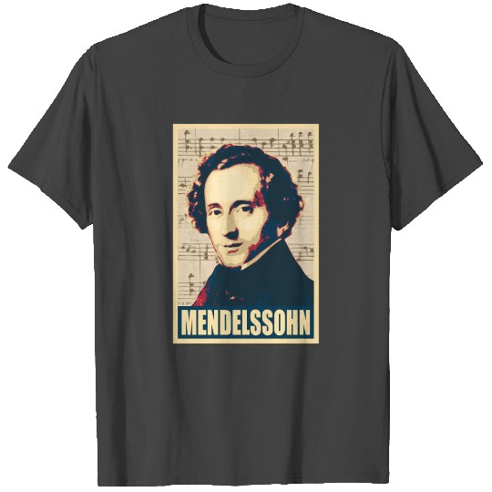 Felix Mendelsohn Classical Music Composer T Shirts