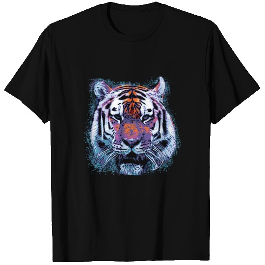 Tiger Face Pop T Shirts