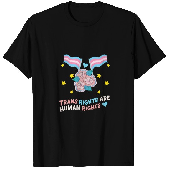 Trans rights are human rights T Shirts