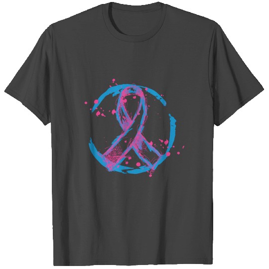 Retro K Blue Ribbon Pregnancy Infant Loss T Shirts