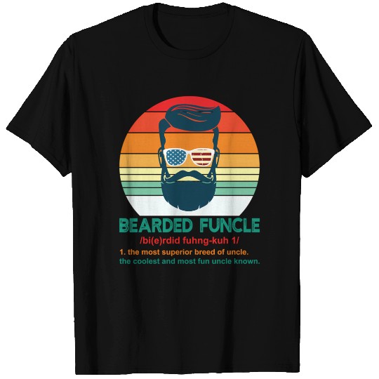 Bearded Funcle Definition Uncle T Shirts
