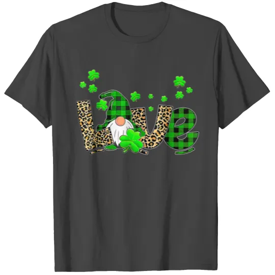 Bleached Love St Patric Day Gnomes Shamrock For T Shirts