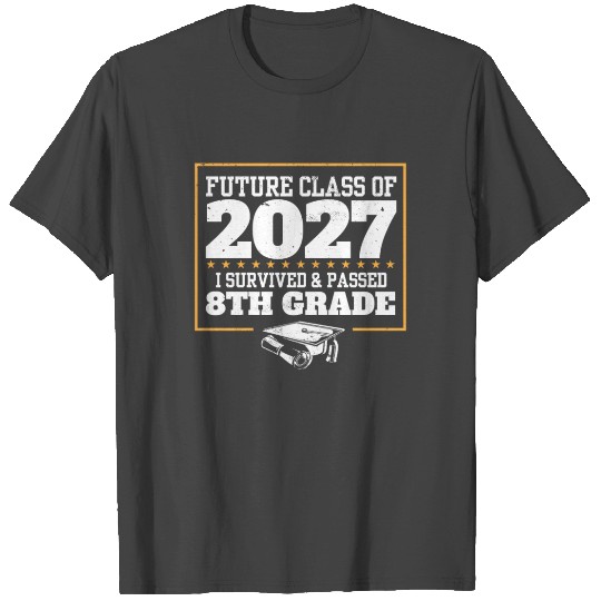 Funny Graduation Future Class Of 2027 I Survived T Shirts
