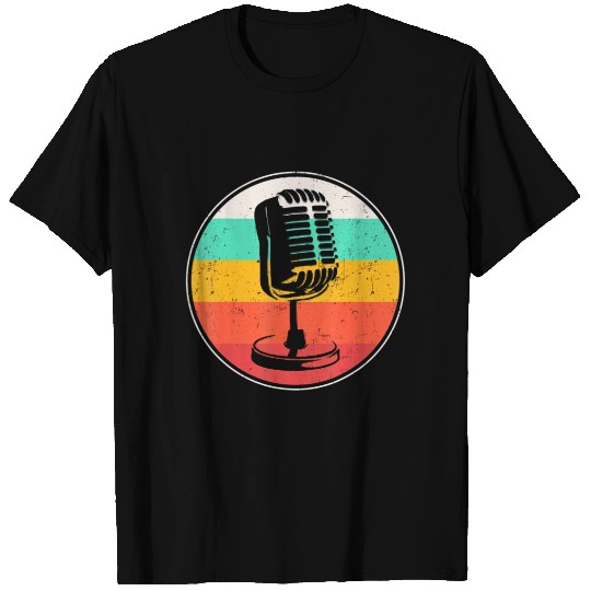 Karaoke Singer Microphone Vocalist Stand Up T Shirts