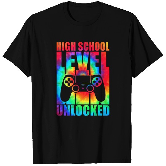 High School Level Unlocked Tie Dye Back To School T Shirts
