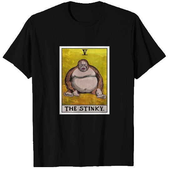 Th Stinky Tarot Card Uh Oh Stinky Monkey T Shirts